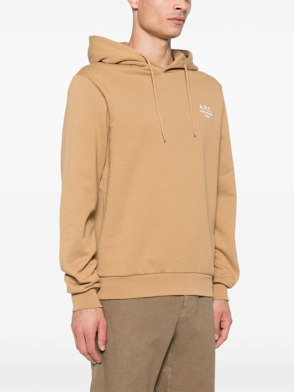 Shop Apc Rue Hoodie In Brown