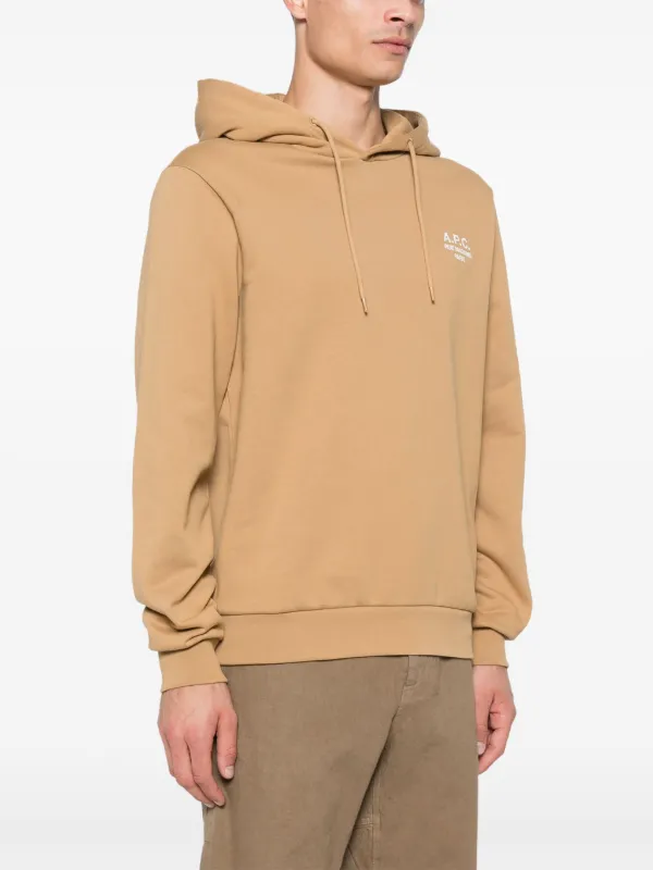 Apc Beige Hoodie Cotton Sweatshirt Hoodie Manuela PRM EU - Main Image