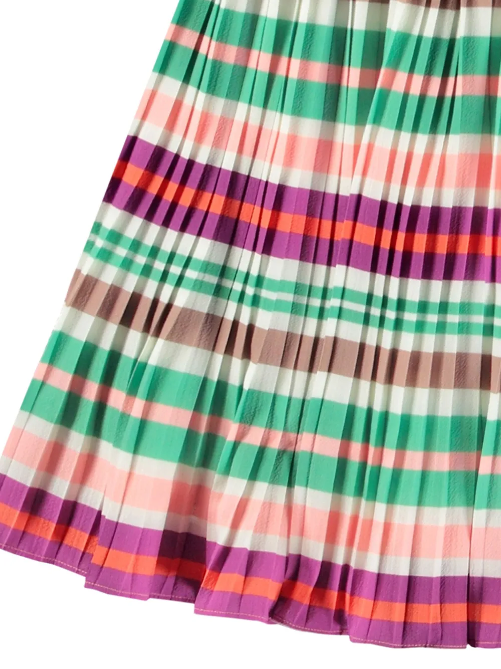 Molo Plooirok met colourblocking Groen