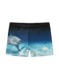 Molo Norton Placed swim trunks - Blue