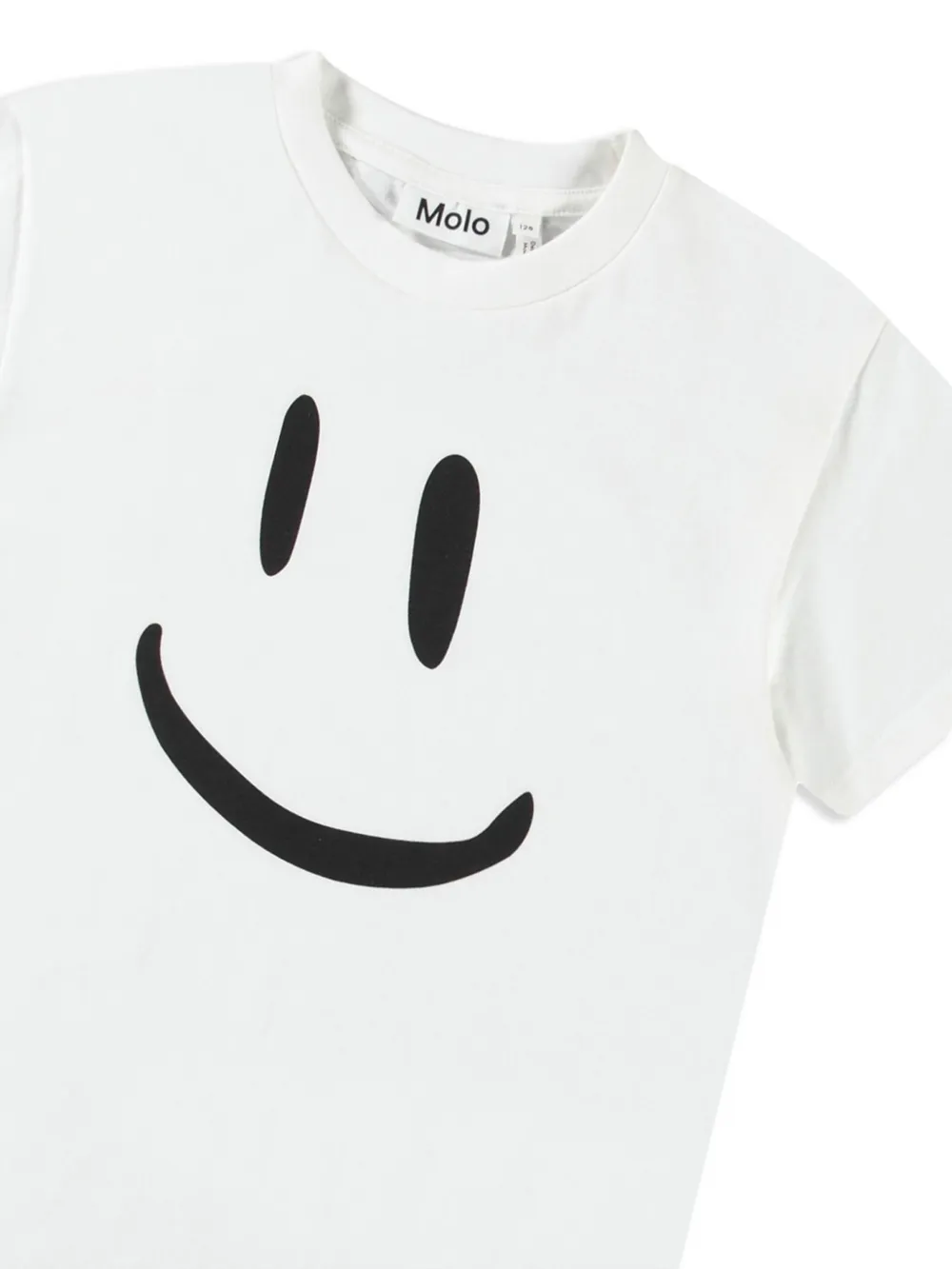 Molo T-shirt van biologisch katoen met grafische print Wit