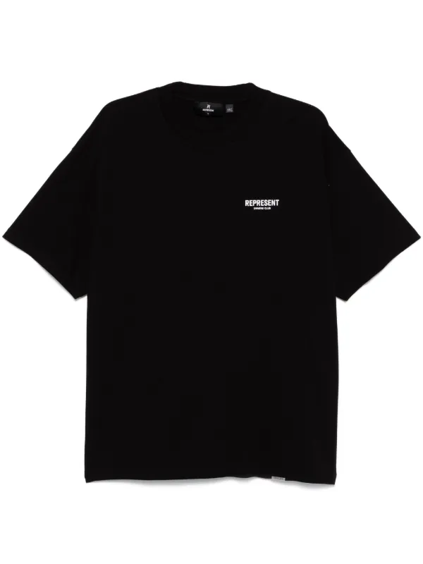 【関税送料込み】Represent Owners Club Logo T-Shirt Team 247 Oversized T-Shirt - Black | REPRESENT