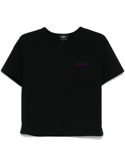 T-shirt à logo floqué - A.P.C. - Modalova