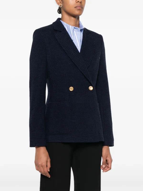 ボトムスその他 Harris Wharf London Tailored Double-Breasted Blazer Harris Wharf London houndstooth-pattern Blazer | Blue | FARFETCH
