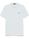 Fred Perry logo-embroidered polo shirt - Blue