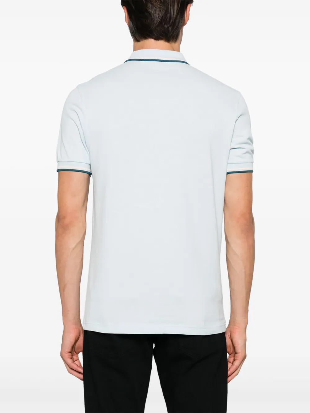 Fred Perry Poloshirt met geborduurd logo Blauw