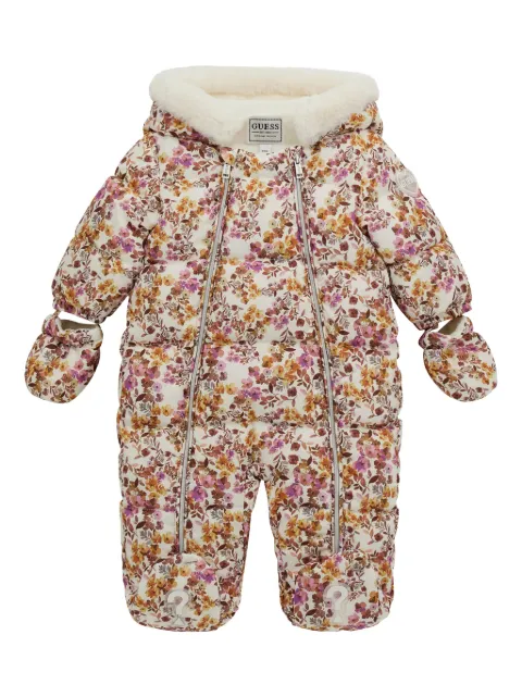 guess kids floral-print pajamas 