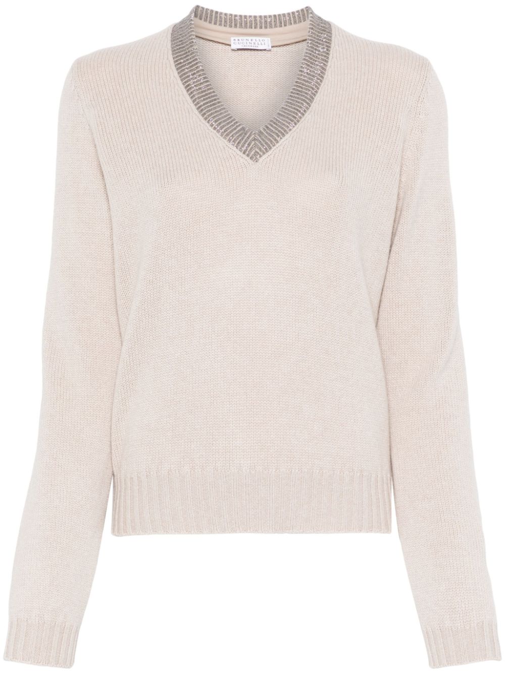 Brunello Cucinelli Monili chain-detail sweater Women