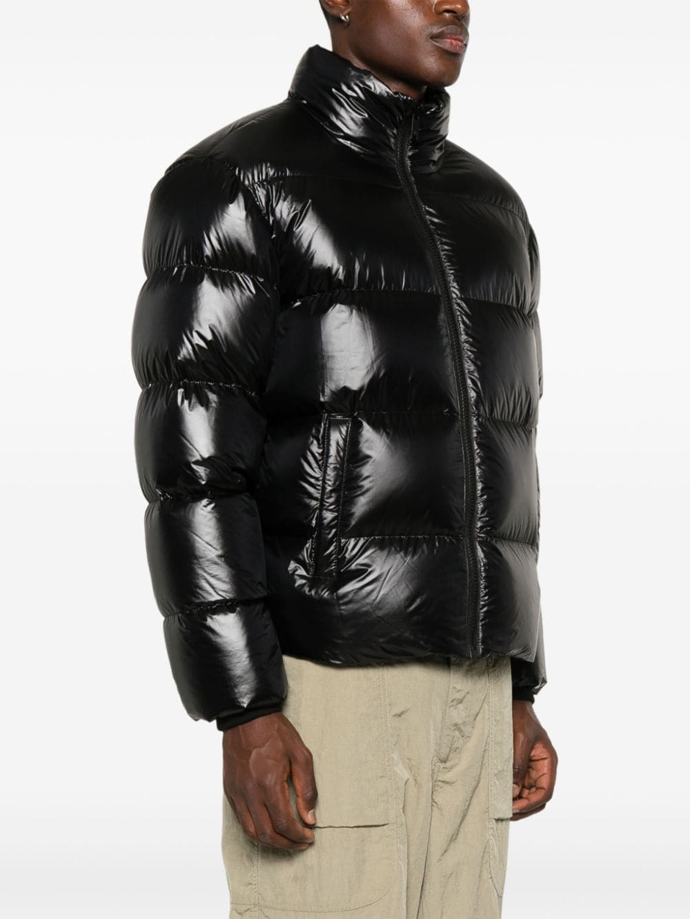 Shop Moose Knuckles Kings Puffer Jacket In Black