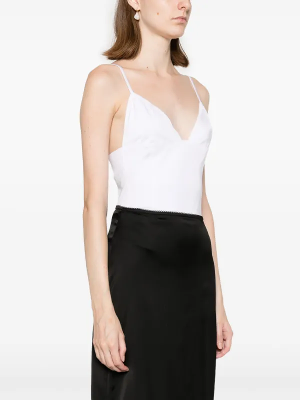 JACQUEMUS ツアニフレスレット JWW00771AOT4052 980 Jacquemus Le Body Spallina Bodysuit | White | FARFETCH