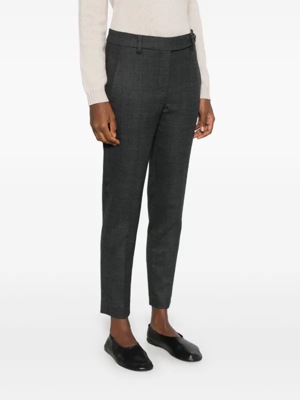 Brunello Cucinelli モニーレ チェーンディテール パンツ | グレー