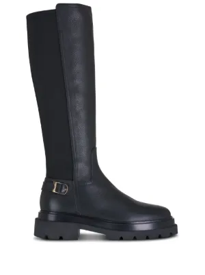 M*o様 SANTONI サントーニ ロングブーツ レザー 39 レディース SANTONI(サントーニ) ロングブーツ(レディース) - 海外通販のBUYMA