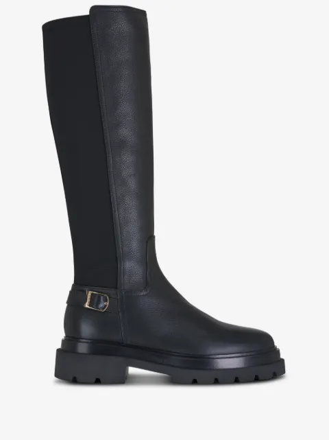 Santoni leather boots