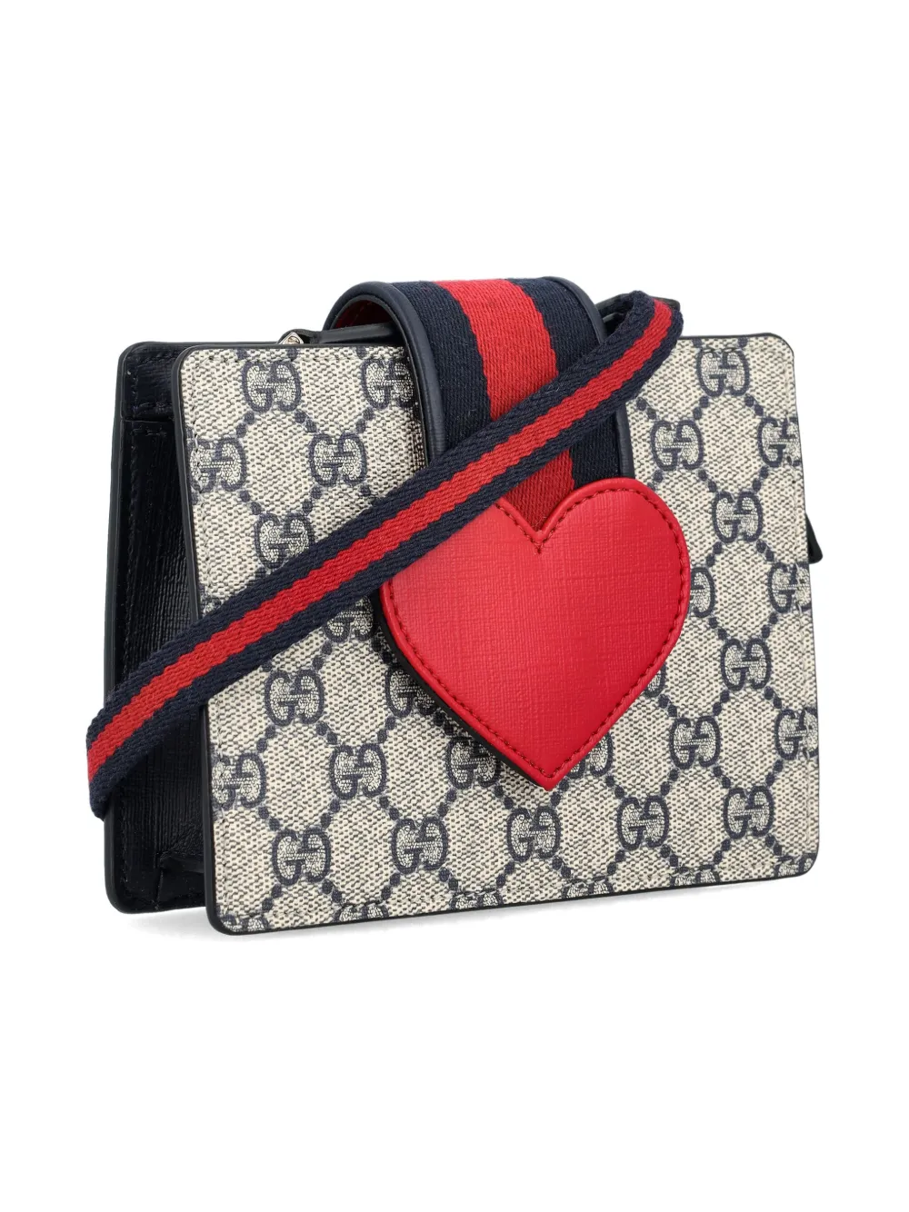 Gucci Kids GG Heart schoudertas Beige