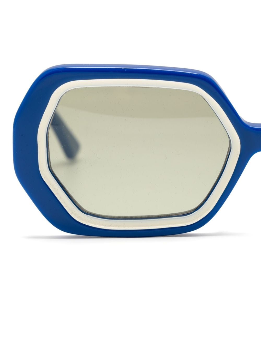 Shop Undercover Oversized Frame Sunglass In Blue