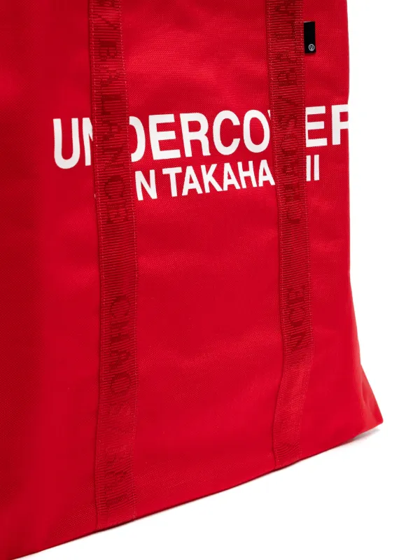 Undercover ロゴ トートバッグ | レッド | FARFETCH JP