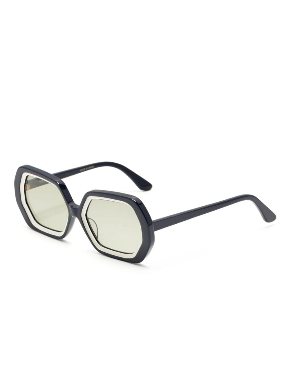 Shop Undercover Oversized Frame Sunglass In Blue