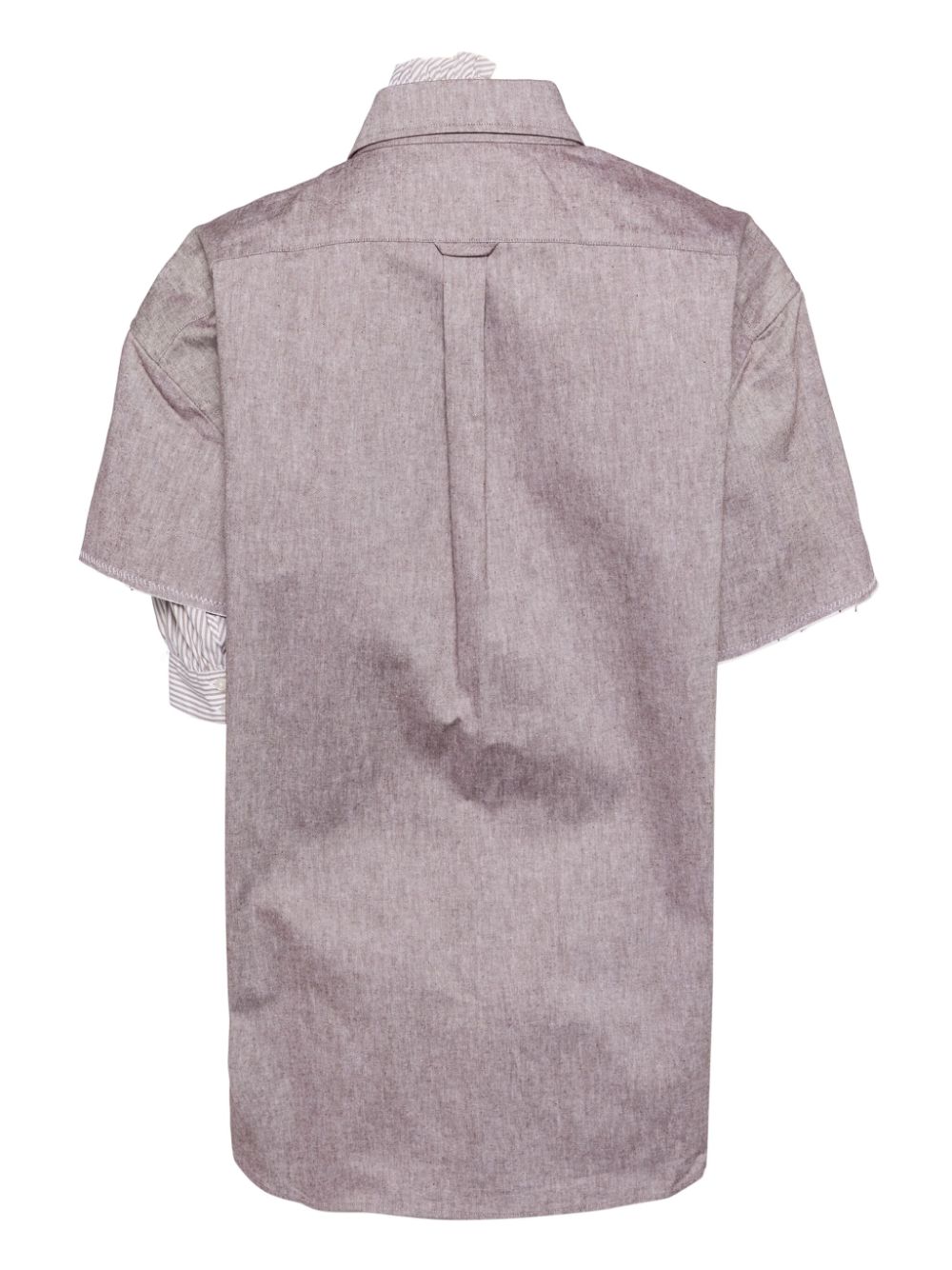 Shop Kolor Asymmetric Design Shirt In Braun