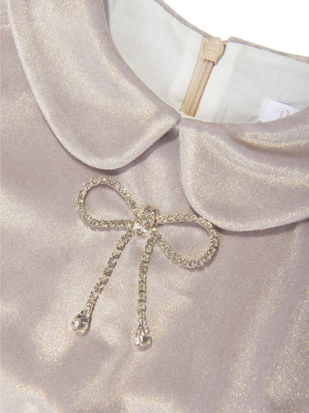 Patachou Jurk met metallic-effect Goud
