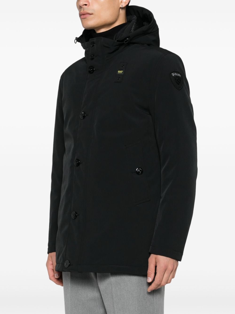 Shop Blauer Chester Parka In Black