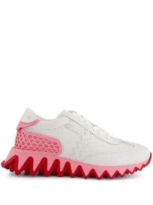 Louboutin trainers pink hotsell