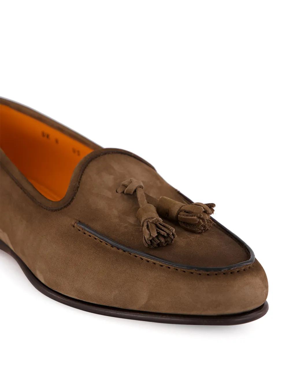 Santoni タッセル スエードローファー | ブラウン | FARFETCH JP