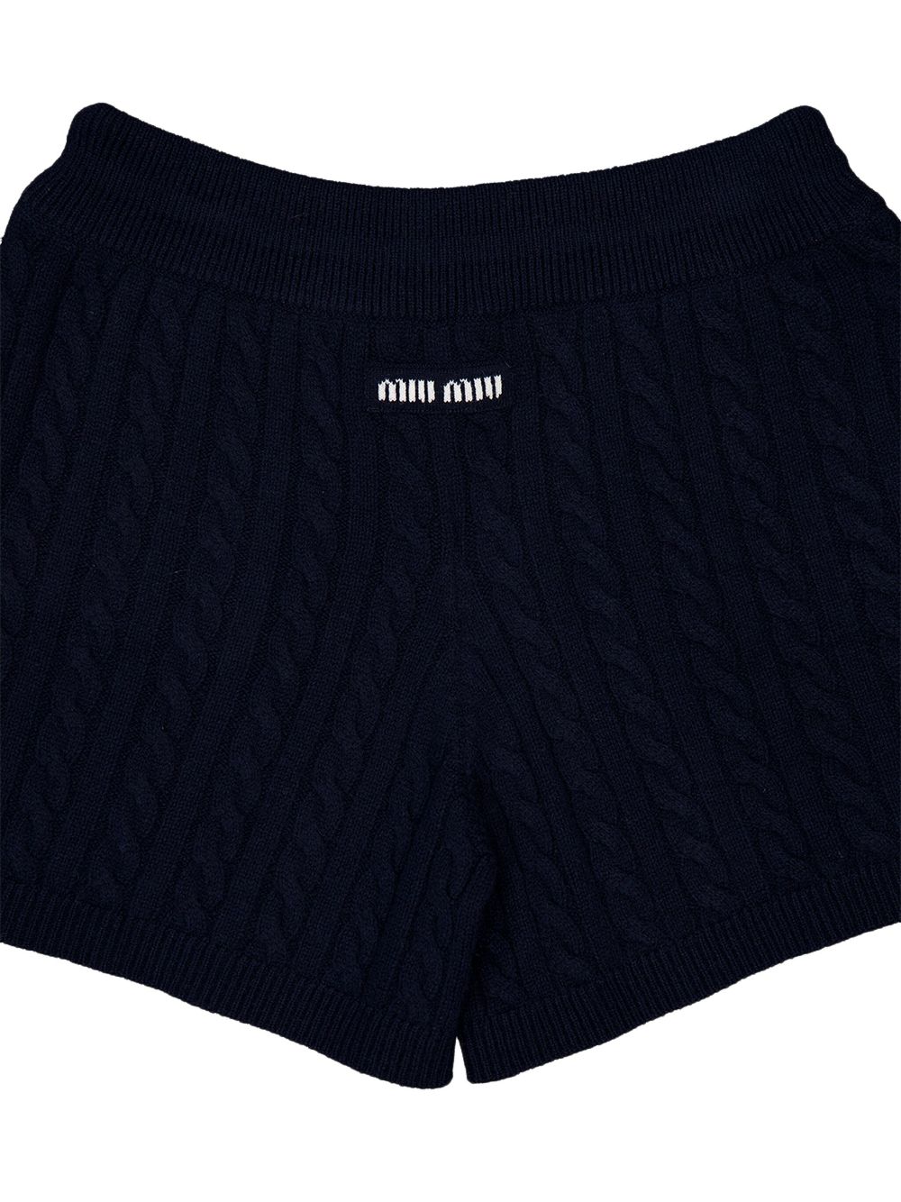 Miu Miu intarsia-knit shorts Women