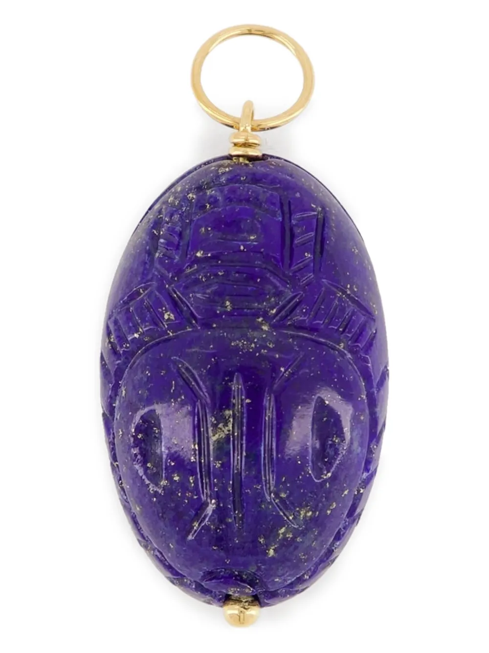 Aurelie Bidermann Scarabee lapis lazuli pendant - Oro