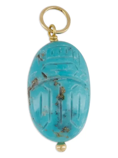 Aurelie Bidermann Scarabee turquoise pendant