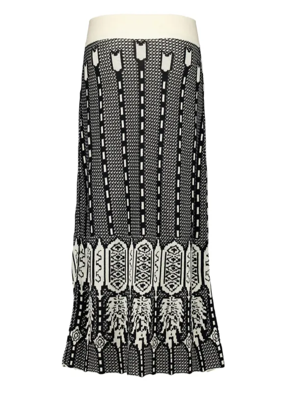 Matrix Midi Skirt in Black Matrix Midi Skirt in Black