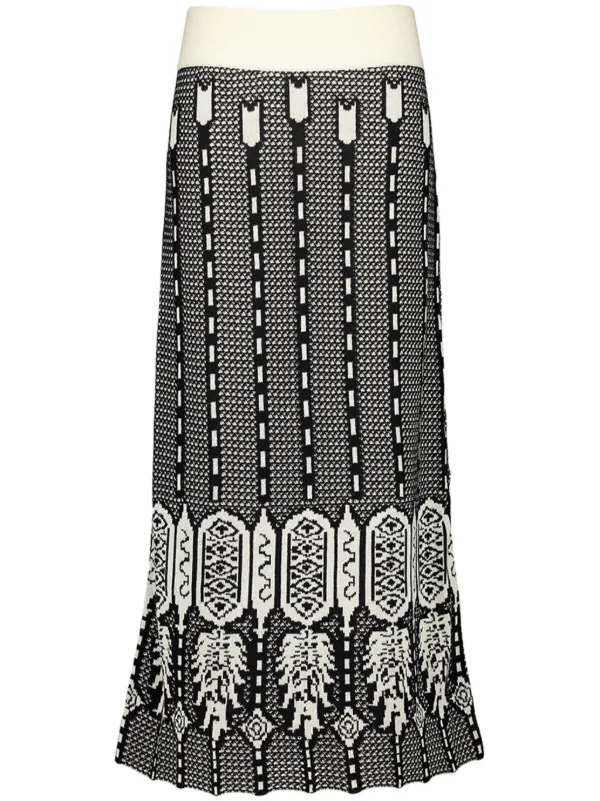 Matrix Midi Skirt in Black Matrix Midi Skirt in Black