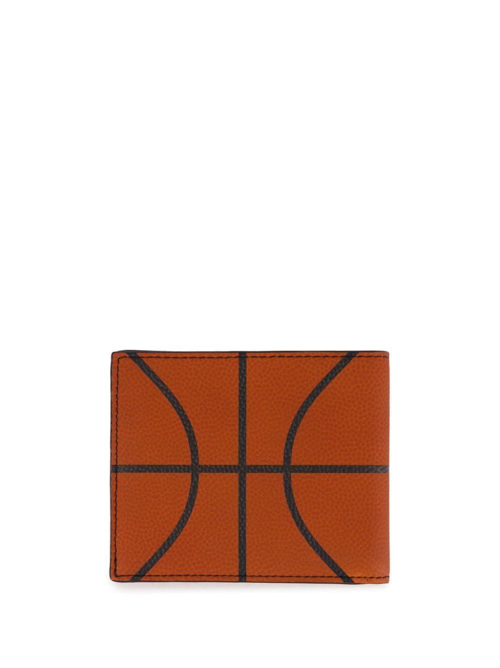 Shop Off-white Basketball Bi-fold Wallet In Orange