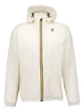 K-Way hooded zipped jacket - White