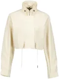 FENDI stand-up collar cropped jacket - Neutrals