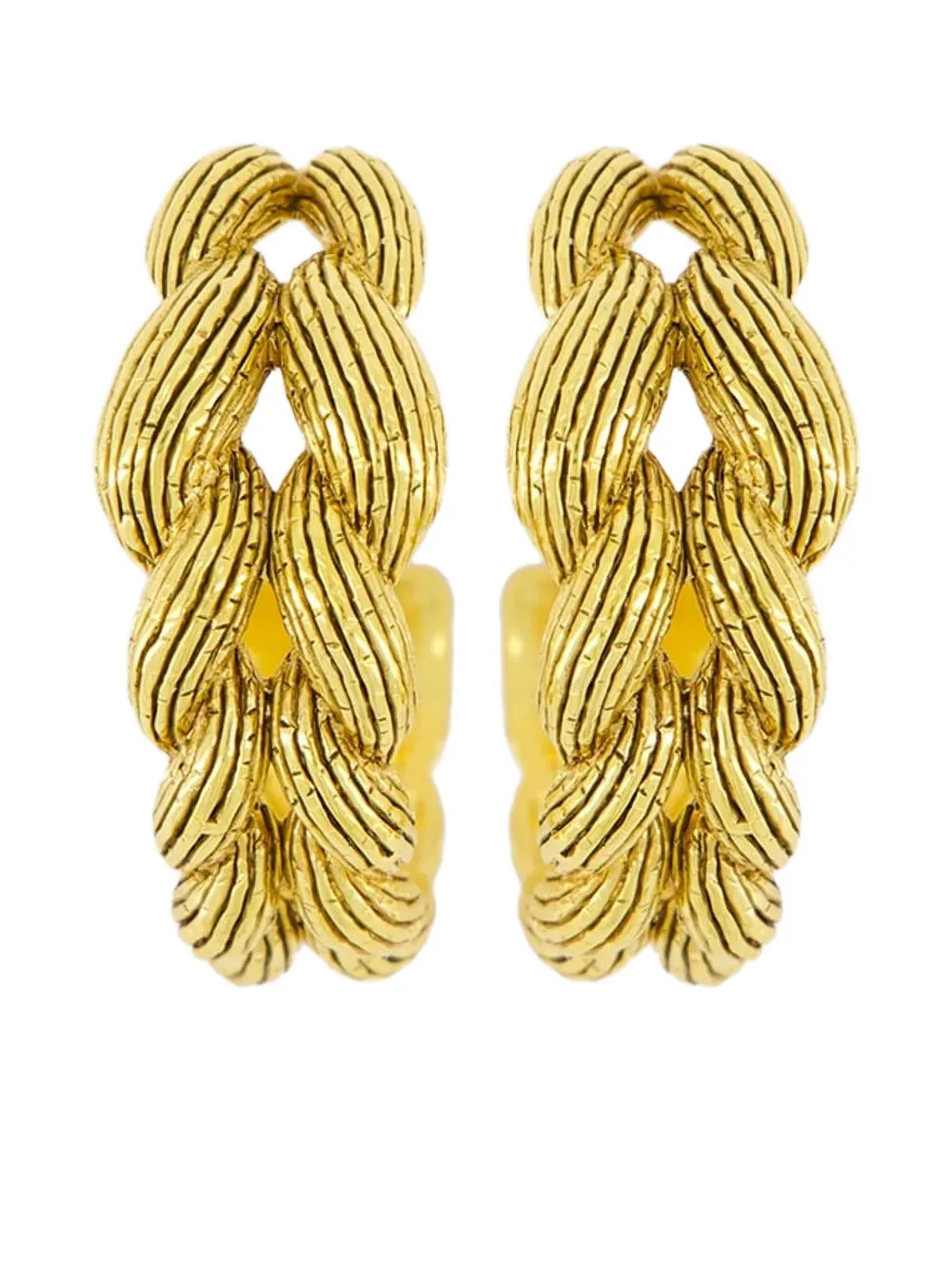 Aurelie Bidermann Grisell Earrings In Gold