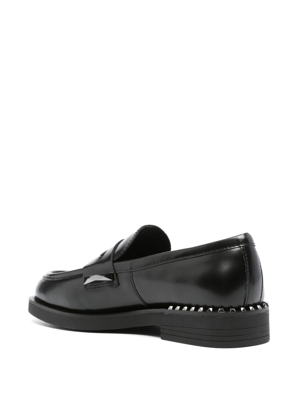 Shop Ash Whisper Loafers In Black