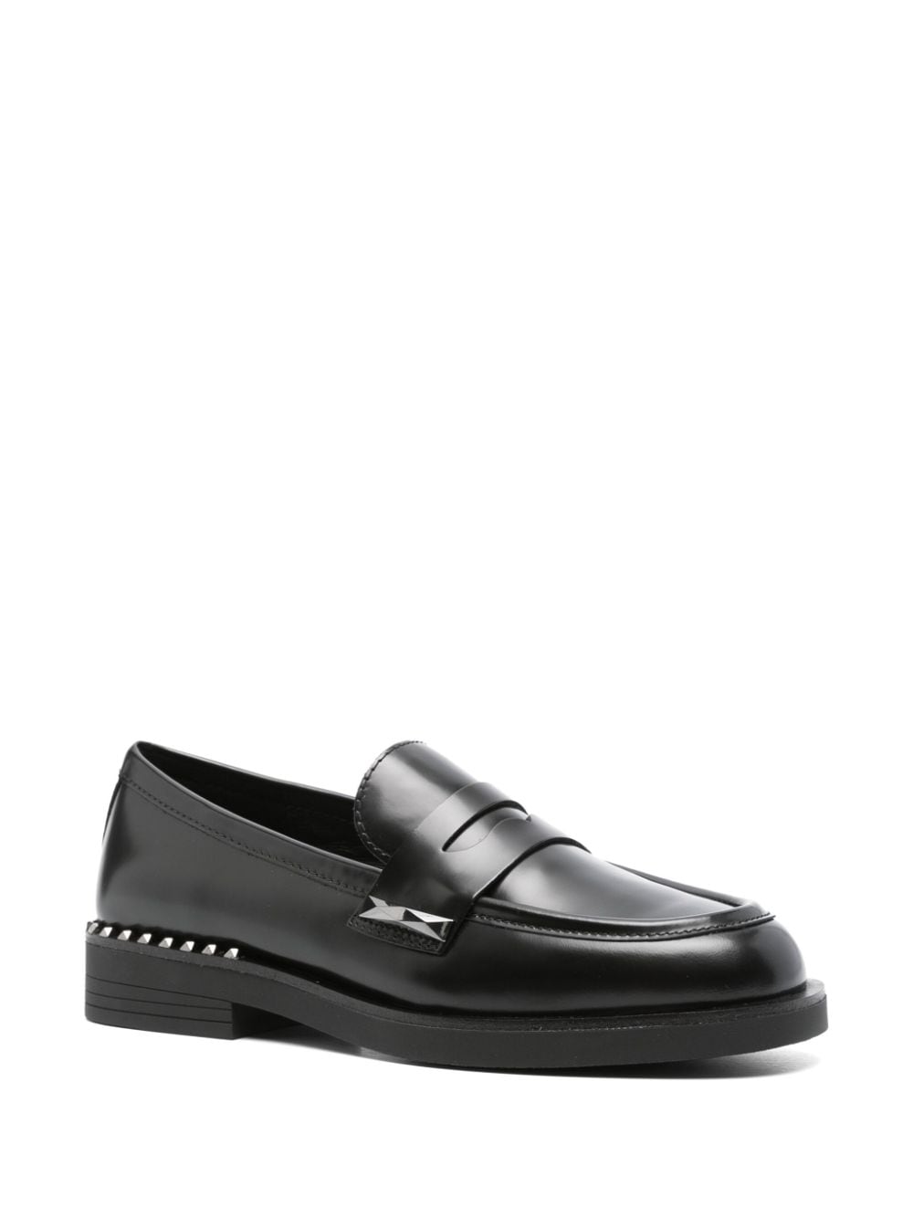 Shop Ash Whisper Loafers In Black