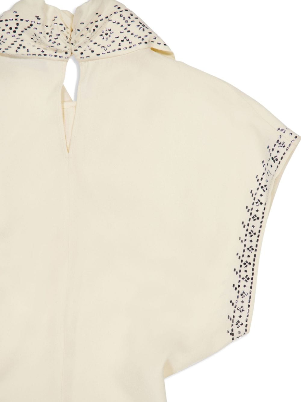 RABANNE CRYSTAL-EMBELLISHED BLOUSE 