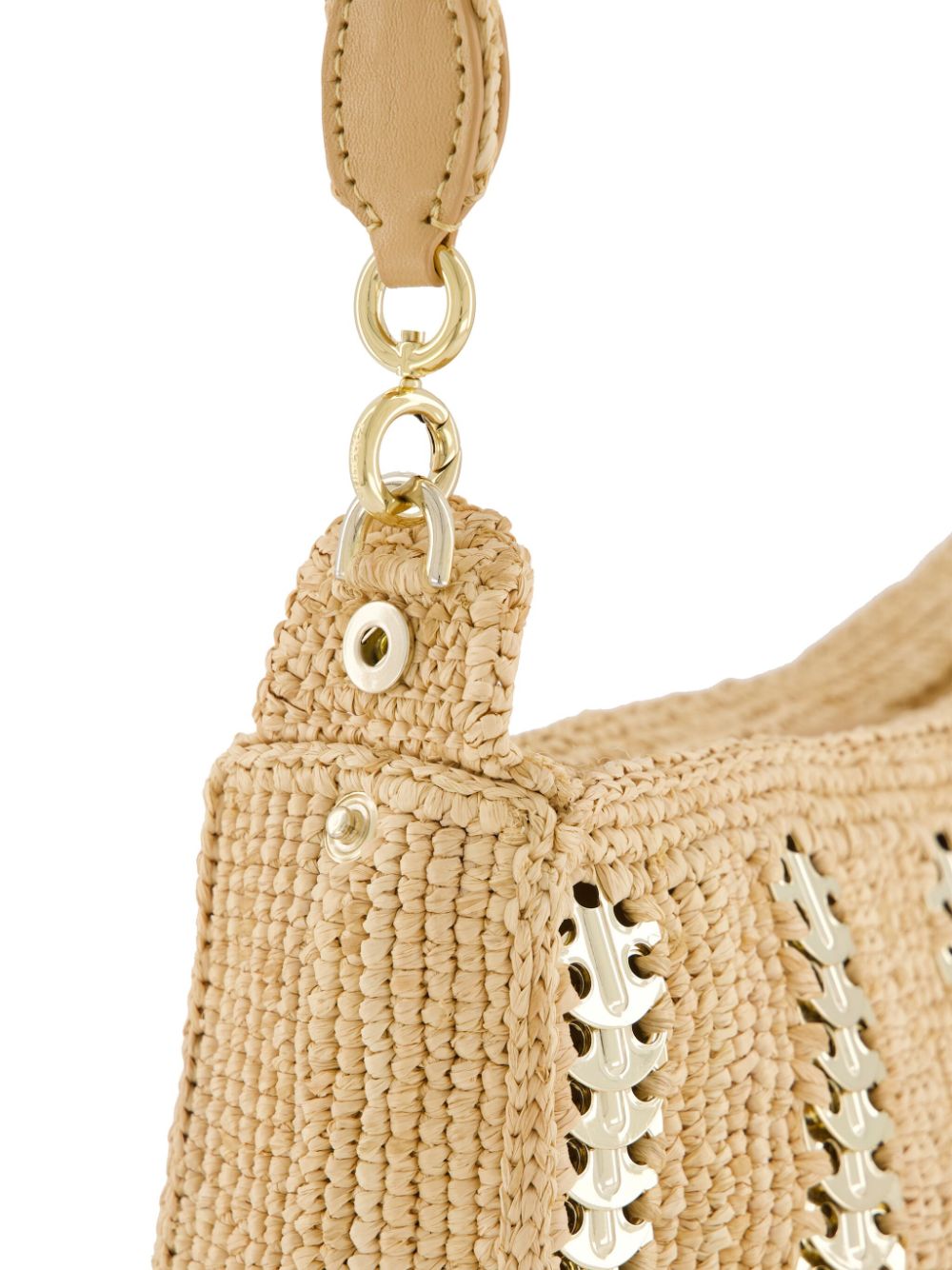 Rabanne raffia shoulder bag Women