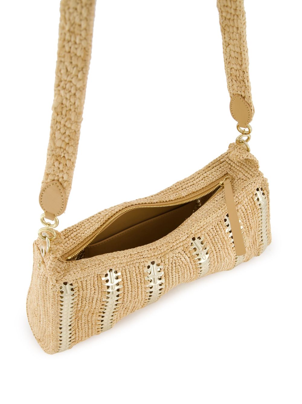 Rabanne raffia shoulder bag Women