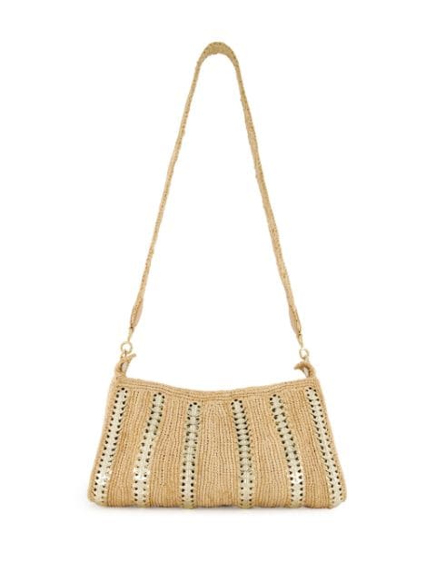 raffia shoulder bag