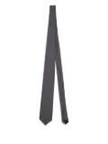 TOM FORD polka dot-pattern tie - Grey