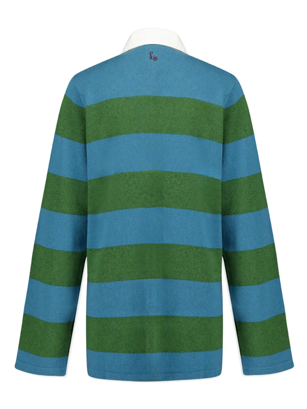PAULA Poloshirt met logopatch - Blauw