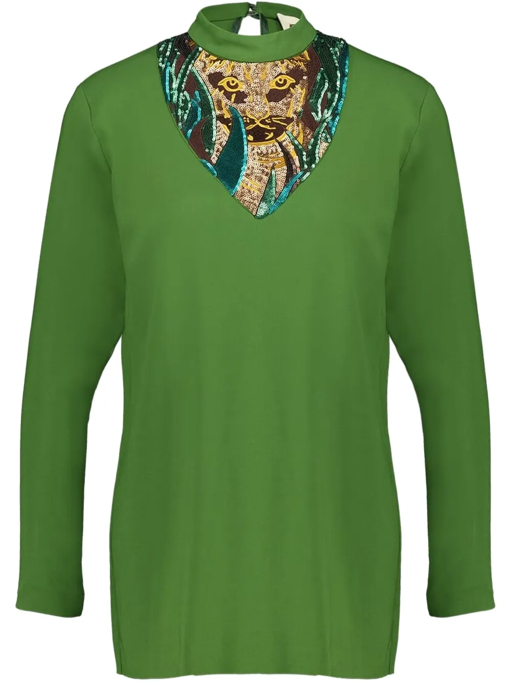 PAULA blouse à broderies | vert | Image 1