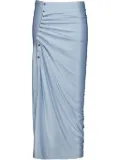 Rabanne draped skirt - Blue