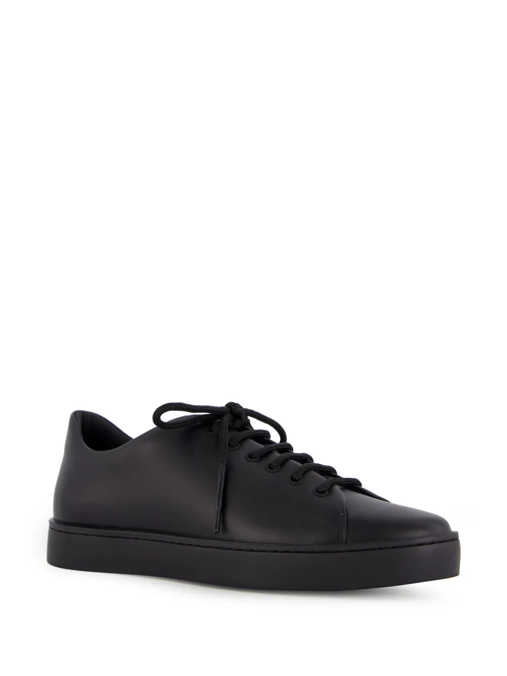 Manolo Blahnik Leren sneakers - Zwart