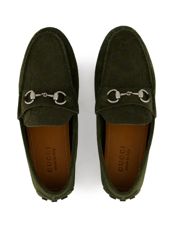 Gucci ホースビット ドライビングシューズ | グリーン | FARFETCH JP