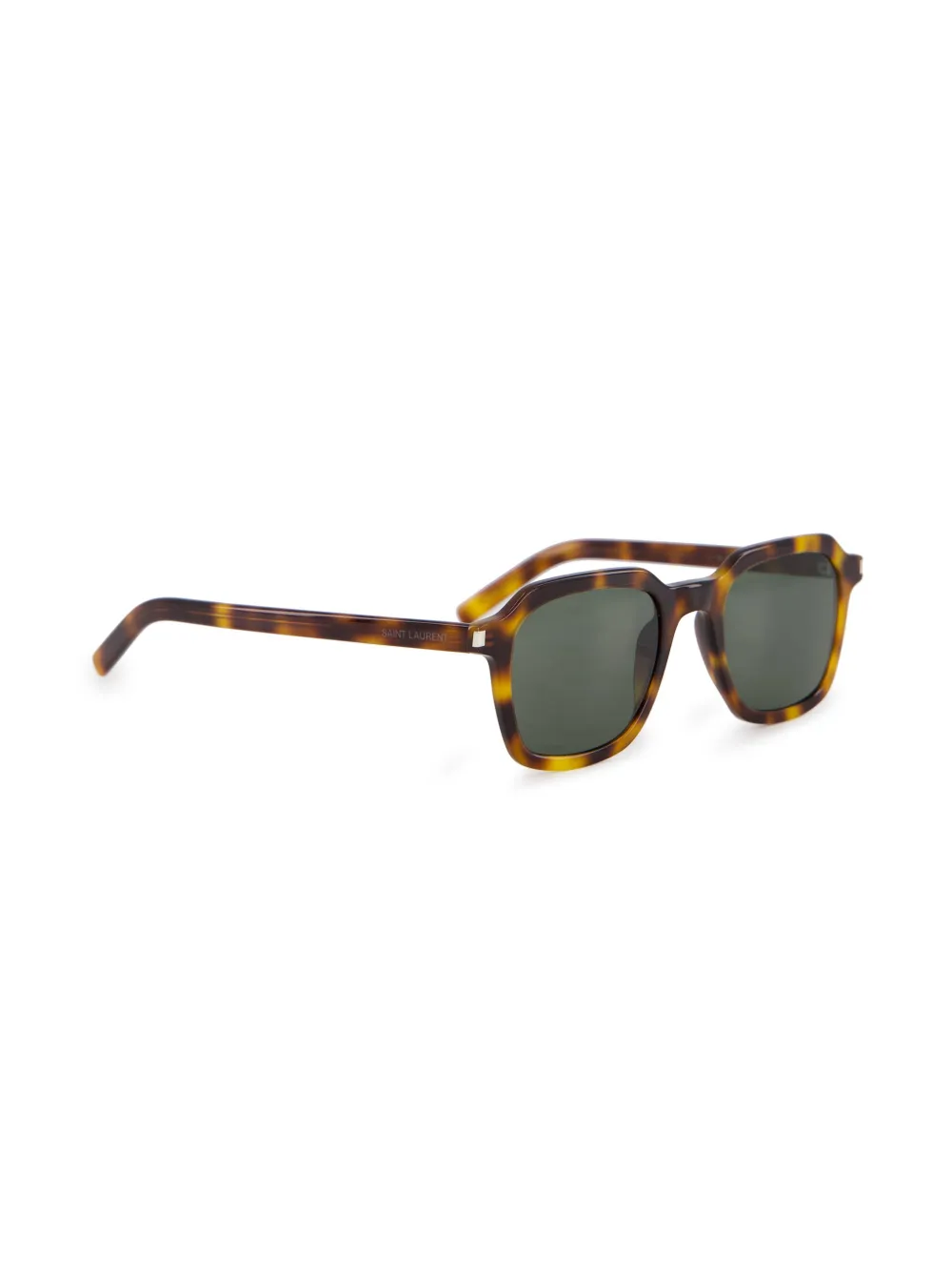 Saint Laurent Eyewear Zonnebril met vierkant montuur - Bruin