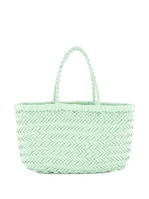 DRAGON DIFFUSION mini flat leather tote bag