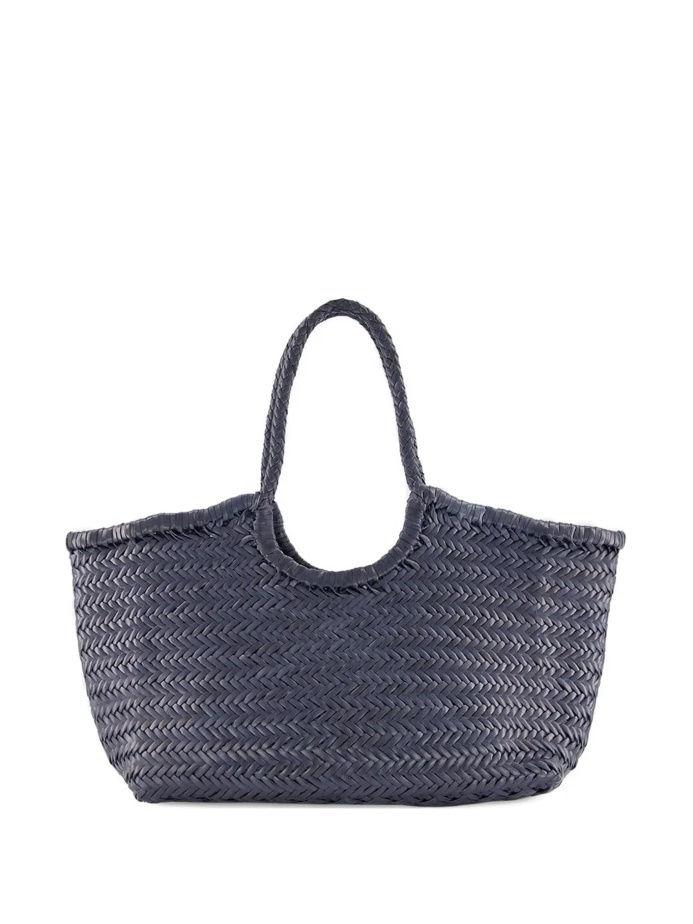 DRAGON DIFFUSION leather woven tote bag